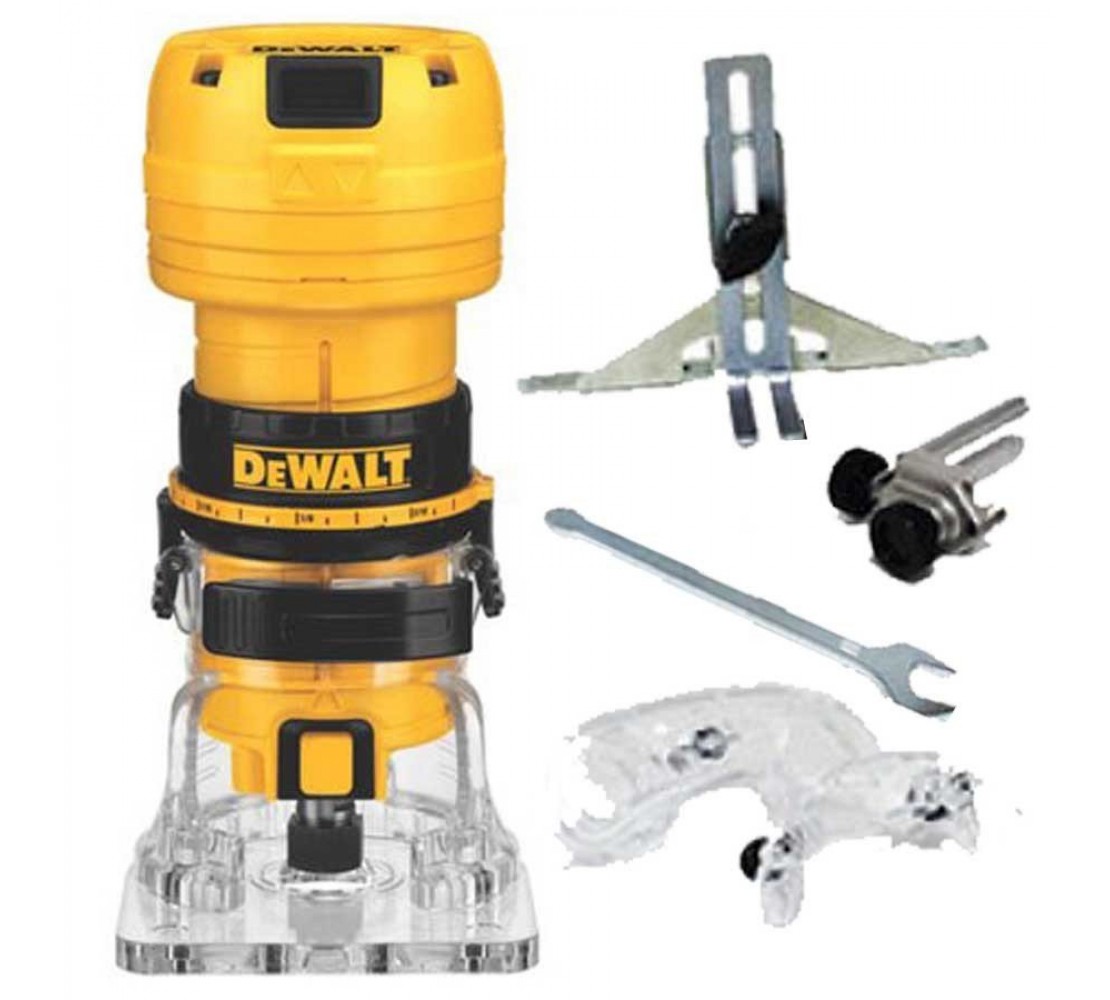 Tupia Laminada 450W 220V com Guia Paralela - DEWALT-DWE6000B2