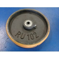 Roda 10 x 2 RU102 PU  C/ Rolamento Esfera