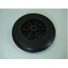 Roda de Borracha Maciça 6" c/ Furo 5/16 e 9/16 GS CAR