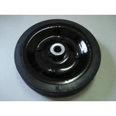 Roda de Borracha Maciça 12" Com Rolete 1" Estampada em Chapa de Aço 16mm - GS CAR